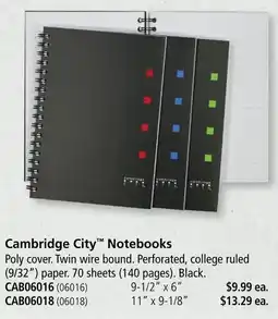 Covey Basics Cambridge City Notebooks offer