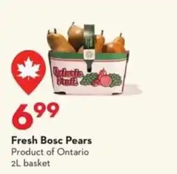 Longo's Fresh Bosc Pears offer