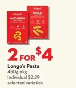 Longo's Longo's Pasta offer