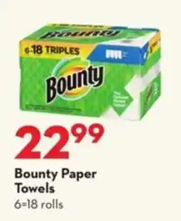Longo's Bounty paper towels offer
