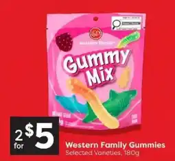 Quality Foods Western Family Gummies offer