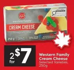 Quality Foods Western Family Cream Cheese offer
