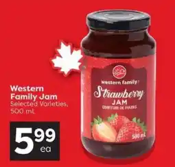 Quality Foods Western Family Jam offer