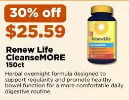 Metro Renew Life CleanseMORE offer