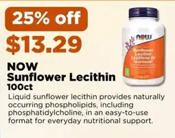 Metro Now sunflower lecithin offer