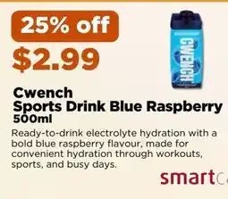 Metro Cwench sports drink blue raspberry offer