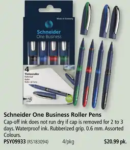 Covey Basics Schneider One Business Roller Pens offer