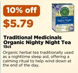 Metro Traditional Medicinals Organic Nighty Night Tea offer