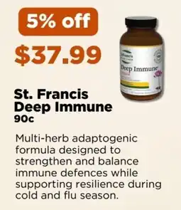 Metro St. Francis Deep Immune offer