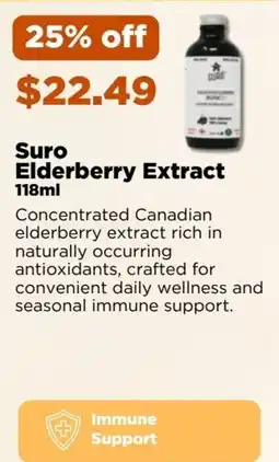 Metro Suro elderberry extract offer