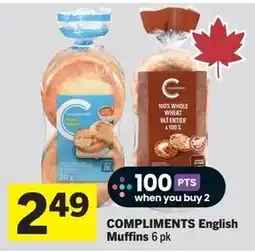 Foodland Compliments English Muffins offer