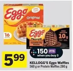 Foodland Kellogg's waffles offer