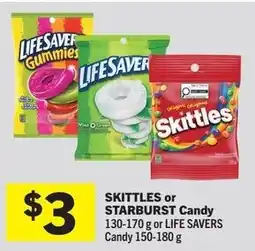 Foodland Skittles or Starburst Candy or Life Savers Candy offer