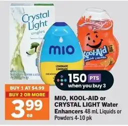 Foodland Mio koool-aid or crystal light water enhancers offer