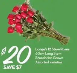 Longo's Longo's 12 Stem Roses offer