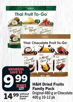 Foodland H&H Dried Fruits Family Pack offer