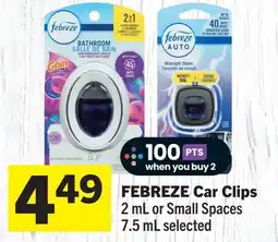Foodland Febreze Car Clips offer