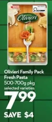 Longo's Olivieri fresh pasta offer