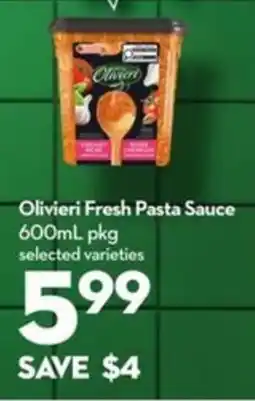 Longo's Olivieri fresh pasta sauce offer