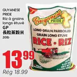 Btrust Supermarket Guyanese Pride long grain parboiled rice offer