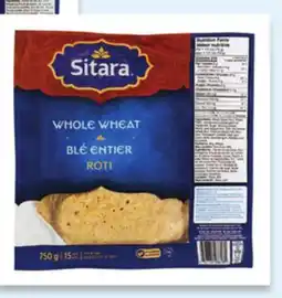 Walmart Sitara white or whole wheat roti offer