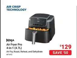 Visions Electronics NINJA Air Fryer Pro 4-in-1 (4.7L) offer