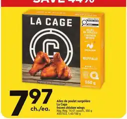 Giant Tiger La Cage frozen chicken wings offer