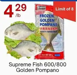 Lucky Supermarket Supreme Fish Golden Pompano offer