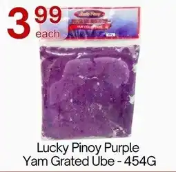 Lucky Supermarket Lucky Pinoy Purple Yam Grated Ube offer
