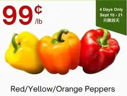 Lucky Supermarket Red/Yellow/Orange Peppers offer