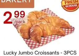 Lucky Supermarket Lucky Jumbo Croissants offer