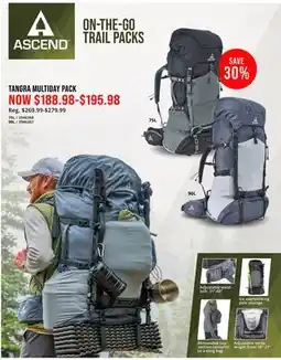 Cabela's TANGRA MULTIDAY PACK offer