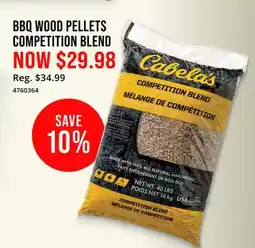 Cabela's BBQ WOOD PELLETS COMPETITION BLEND offer