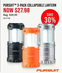 Cabela's Pursuit 3-PACK COLLAPSIBLE LANTERN offer