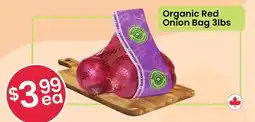 Healthy Planet Organic Red Onion Bag 3lbs offer