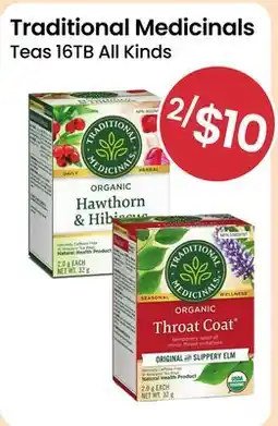 Healthy Planet Traditional Medicinals offer