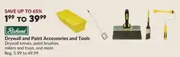 Princess Auto Drywall and Paint Accessories and Tools offer