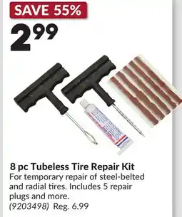 Princess Auto 8 pc Tubeless Tire Repair Kit offer