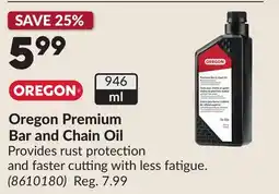 Princess Auto Premium Bar and Chain Oil offer