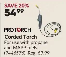 Princess Auto Corded Torch offer