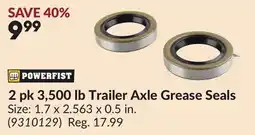 Princess Auto 2 pk 3,500 lb Trailer Axle Grease Seals offer