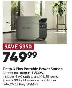 Princess Auto Delta 3 Plus Portable Power Station offer