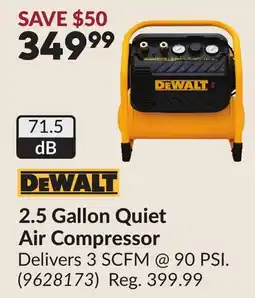Princess Auto 2.5 Gallon Quiet Air Compressor offer