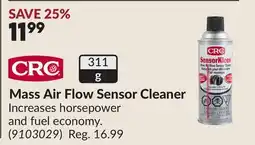Princess Auto Mass Air Flow Sensor Cleaner offer