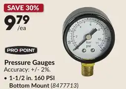 Princess Auto Pressure Gauges offer