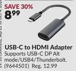 Princess Auto USB-C to HDMI Adapter offer