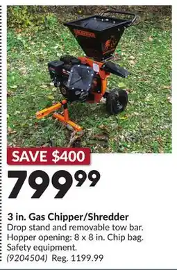 Princess Auto 3 in. Gas Chipper/Shredder offer