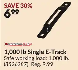 Princess Auto 1,000 lb Single E-Track offer
