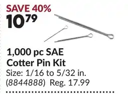 Princess Auto 1,000 pc SAE Cotter Pin Kit offer
