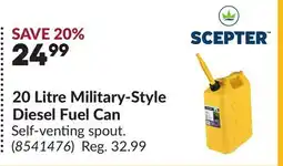Princess Auto 20 Litre Military-Style Diesel Fuel Can offer